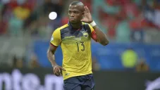 Enner Valencia en un partido con Ecuador