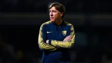 Leandro Augusto durante un duelo de los Pumas