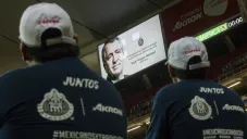 La imagen de Jorge Vergara en el Estadio Akron