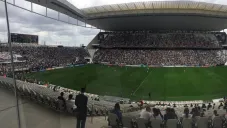 Así lució el estadio de Corinthians ante Sao Paulo