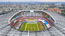 La cancha del Estadio Azteca previo al Chargers vs Chiefs