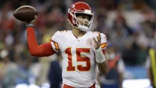 Patrick Mahomes, en el partido en México