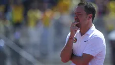 Santiago Baños en partido del América