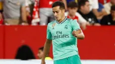 Lucas Vázquez en un juego con el Real Madrid