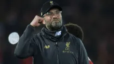 Klopp celebra una victoria de Liverpool en Anfield