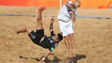 Acción en el México vs Italia