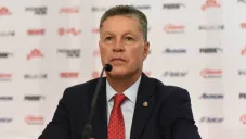 Ricardo Peláez en su presentación como Director Deportivo de Chivas