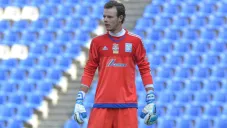 Miguel Ortega durante un partido de Tigres Sub 20