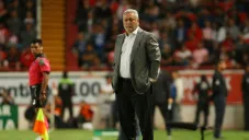 Victor Vucetich, en el partido ante Necaxa