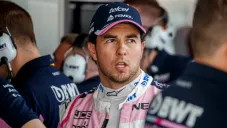 Sergio Pérez, tras culminar el segundo día de clasificación en Abu Dhabi
