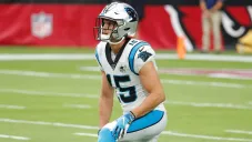 Chris Hogan en un partido con Carolina Panthers
