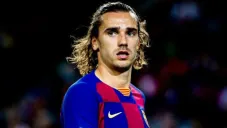 Grizmann, durante un partido del Barcelona