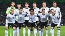 Selección de Alemania previo a un partido