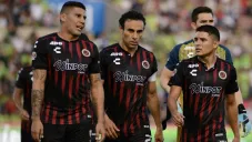 Jugadores de Veracruz al termino de un partido