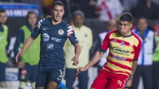 Jorge Sánchez, en la Ida de Semis contra Morelia