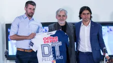 Jesús Martínez presentó al DT Paulo Pezzolano