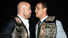 Tito Ortíz y El Patrón cara a cara con sus cinturones