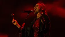 Rúben Albarrán en concierto de Café Tacuba