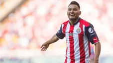 José Juan Vázquez, en un partido de Chivas