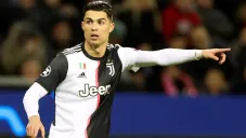 Cristiano Ronaldo en el juego ante el Leverkusen