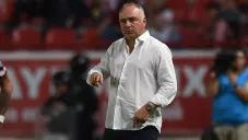 Memo Vázquez, en el banquillo del Necaxa