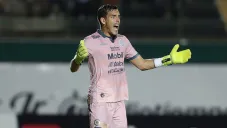 Sebastian Fassi festeja en un juego de Mineros de Zacatecas
