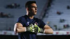 Jurado preparándose para un partido en el puerto