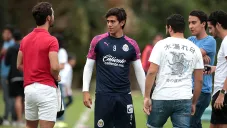 Macías, durante la actual pretemporada del Guadalajara