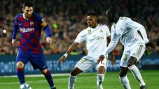 Lionel Messi en el juego ante el Real Madrid