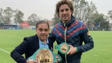 Chiquita González con Guillermo Ochoa