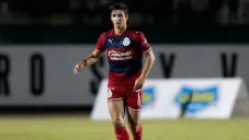 Brizuela en el juego amistoso entre Chivas y Venados