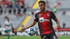 Andrés Andrade durante un partido del Atlas