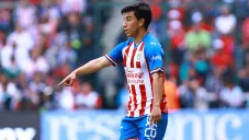 Fernando Beltrán durante un partido de Chivas