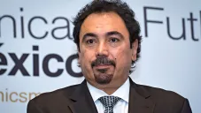 Hugo Sánchez, durante una conferencia de prensa