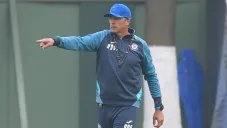 Robert Dante Siboldi en un entrenamiento de Cruz Azul