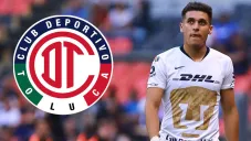 Kevin Escamilla en un partido con Pumas