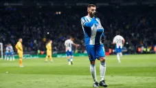 David López celebrando su anotación