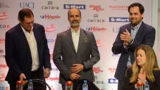 Guillermo Cantú en su presentación con Juárez
