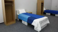 Estas son las camas individuales en la Villa Olímpica