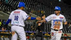 Yaquis celebrando el pase a Semifinales
