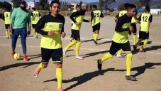 Rojas, Torres y Toledo jugando en futbol amateur