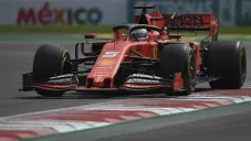 Gran Premio de México: Sebastian Vettel durante la carrera