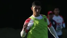 Chivas: Víctor Guzmán durante un entrenamiento