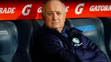 Scolari sigue de cerca las acciones de sus pupilos