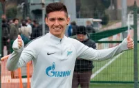 Matías Kranevitter jugando con el Zenit