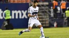 Pablo Jáquez durante un duelo de Pumas