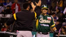 Cañeros, en festejo en un partido