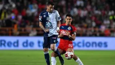 Sambueza, durante el partido ante Chivas
