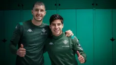 Guido y Lainez posan para la fotografía