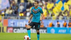 América enfrentando a Tigres con Luis Fuentes